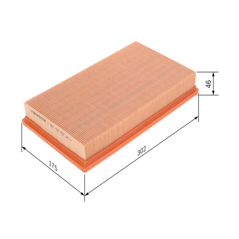 Bosch Engine Air Filter fits Saab 9-3 1998-2002 2.2