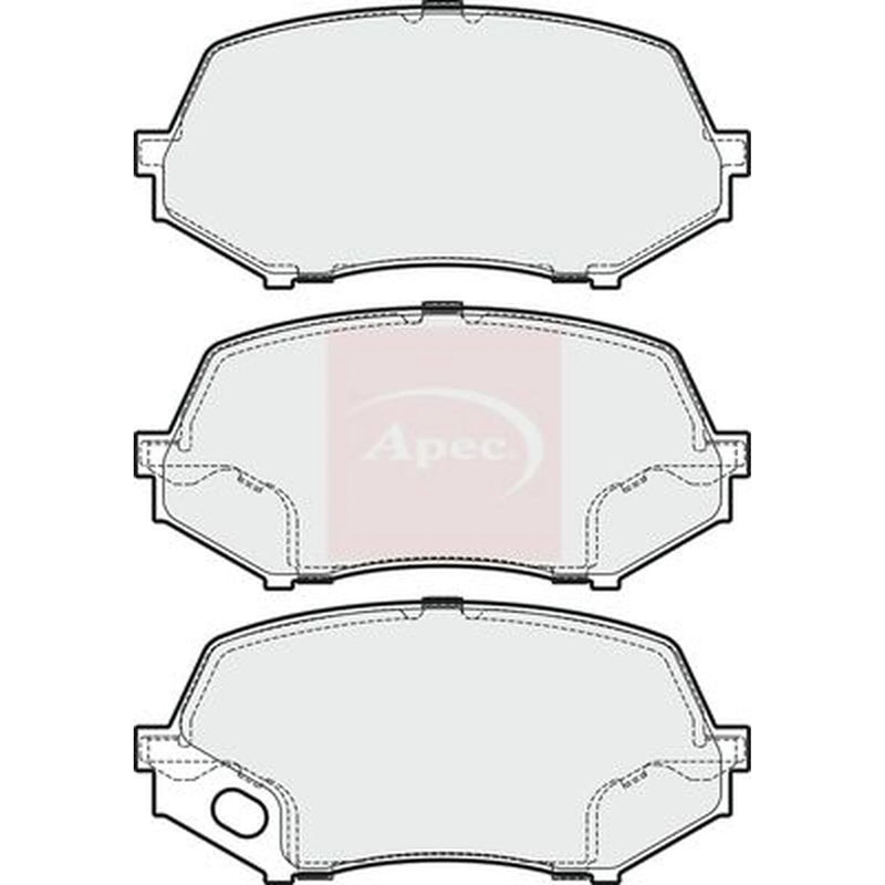 Apec Brake Pad Set PAD1690