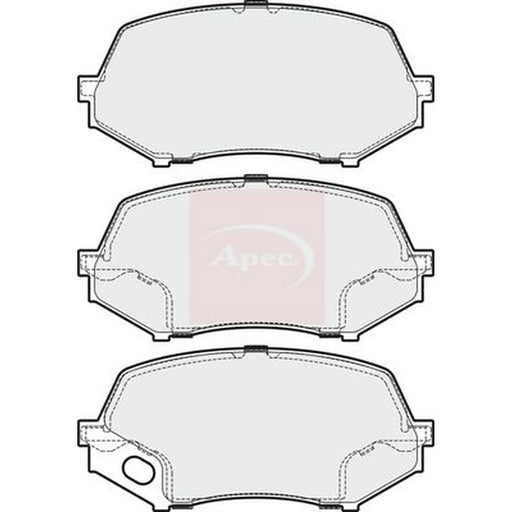 Apec Brake Pad Set PAD1690