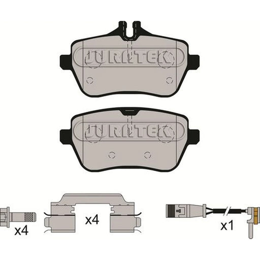 Juratek Front & Rear Pads fits Mercedes-Benz S-Class 2013-2020