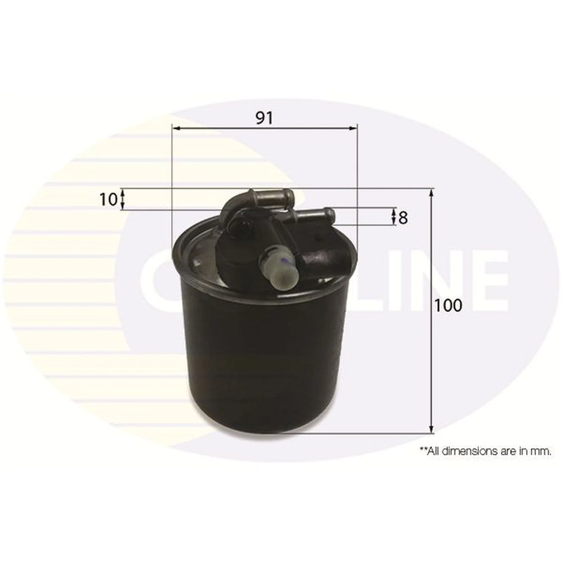 Comline Fuel Filter Element fits Infiniti Q30 2015 on 2.2