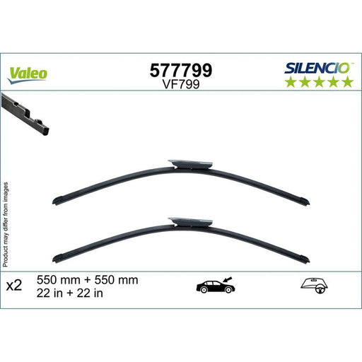 Valeo Aerotwin Front Wiper Blade Set 577799