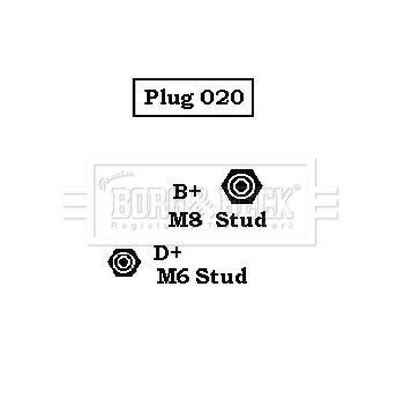 Borg & Beck Car Alternator 12V fits BMW 3 1991-1998