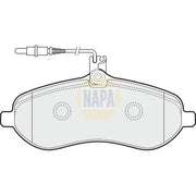 NAPA Front Brake Pad Set fits Citroën Dispatch II 2007-2016 1.6 2.0
