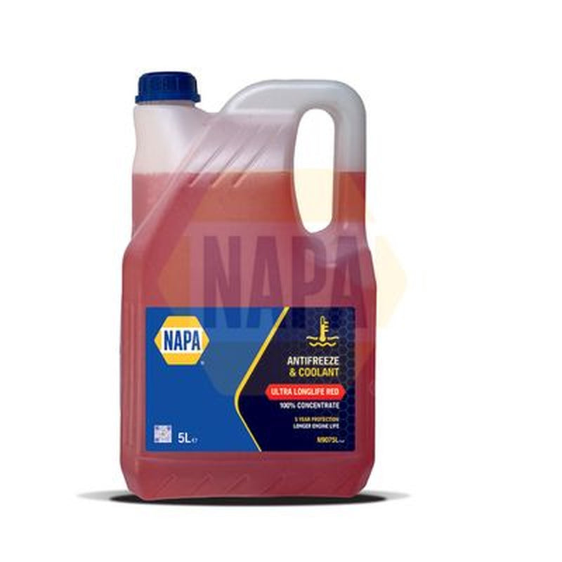 NAPA Antifreeze 5 Litres thin (low-viscosity) fits Abarth 124 Spider 2016 on 1.4