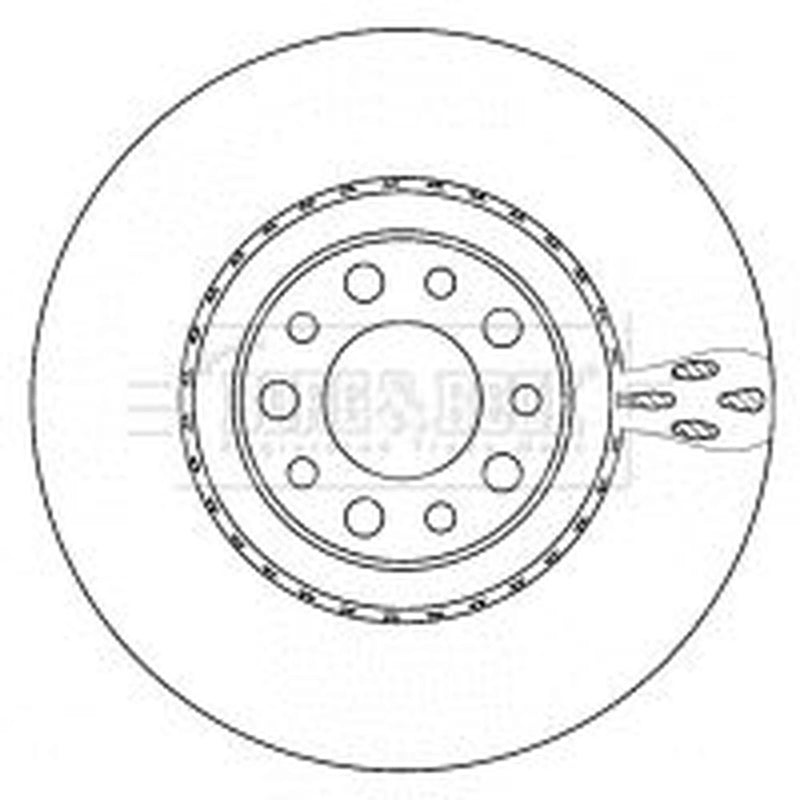 Borg & Beck Front & Rear Brake Discs & Pads fits Alfa Romeo Giulietta 2010-2020