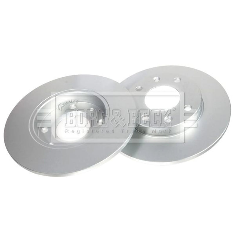 Borg & Beck Front & Rear Brake Discs & Pads fits Peugeot 106 II 1998-2001 1.6