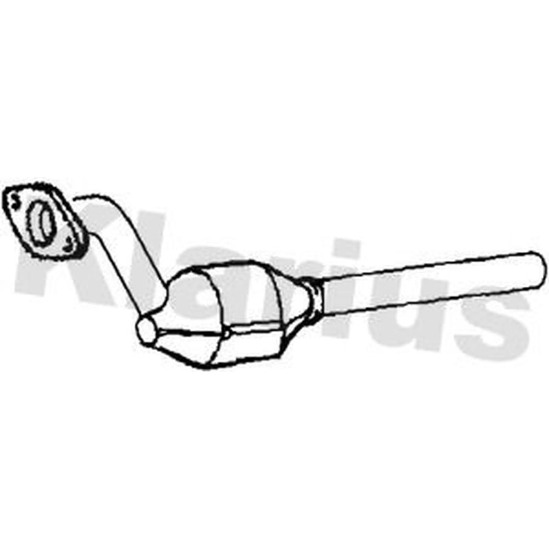 Klarius Catalyst Type Approved With Pipe fits Renault Clio III 2005-2014 1.2