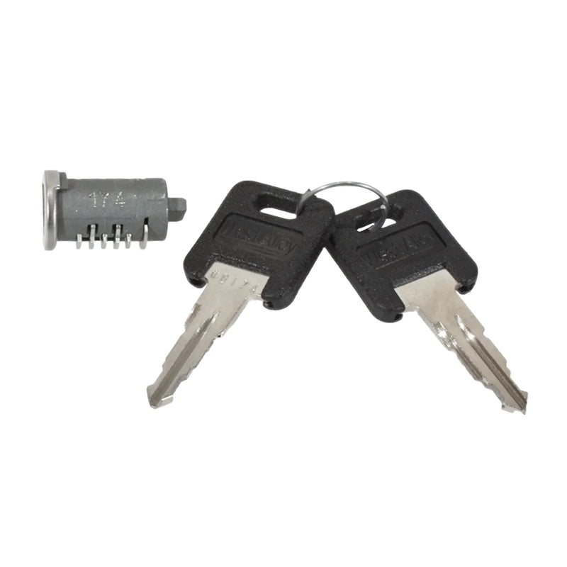 W4 WD Lock Barrel - Short Replacement Lock for Caravans