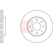 Apec Front & Rear Brake Discs & Pads fits Mitsubishi Lancer 1994-1996