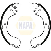 NAPA Brake Shoe Set Axle Kit fits Nissan Juke 2010-2019 1.2 1.5 1.6