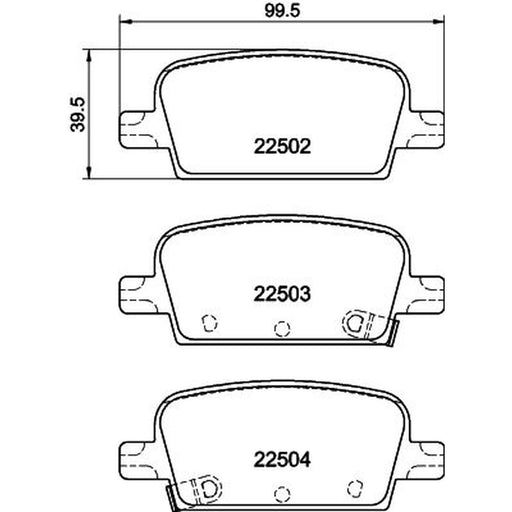 Mintex Brake Pad Set
