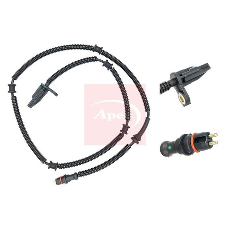 Apec ABS Wheel Speed Sensor Rear Left fits Renault Master II 1997-2010