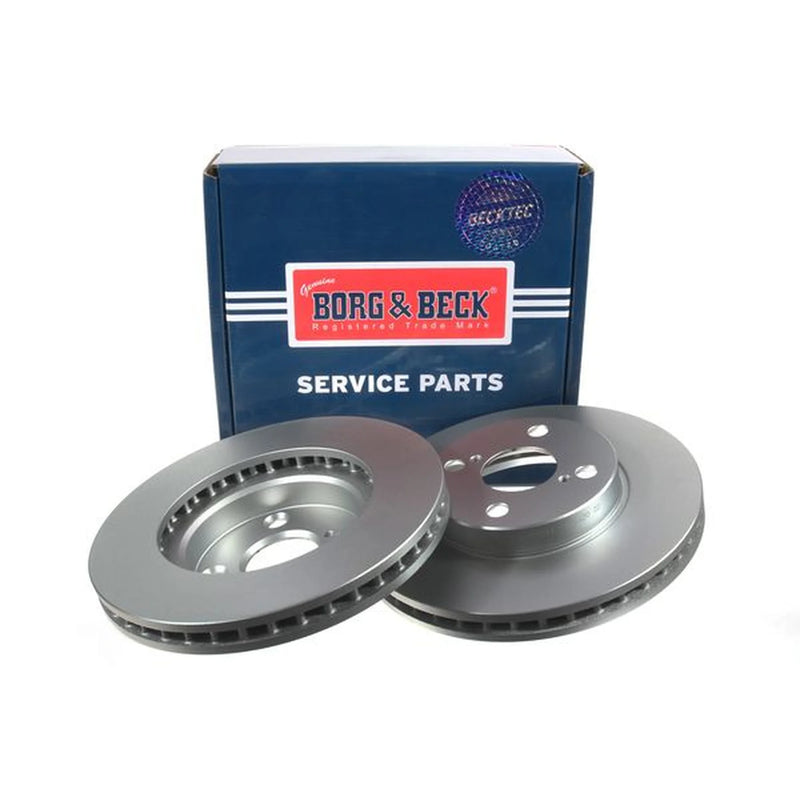 Borg & Beck Front & Rear Brake Discs & Pads fits Toyota Corolla 2001-2008
