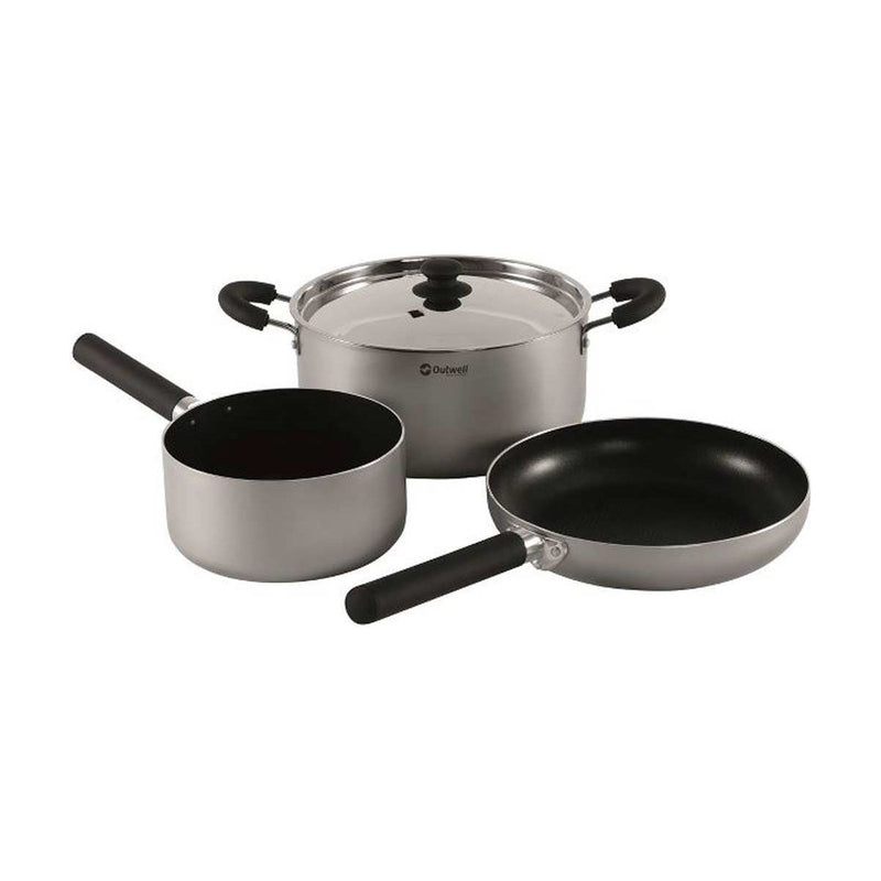 Cook up a storm with Outwell Feast Set L Aluminium non stick finish Outwell - Dynamic Drive