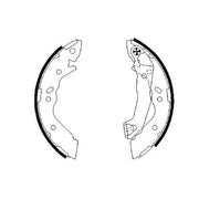 Bosch Brake Shoe Set Axle Kit fits Hyundai Amica / Atoz 1998-2010 1.0 1.1