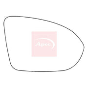 Apec Exterior Wing Mirror Glass Right fits Opel Astra K 2015-2021