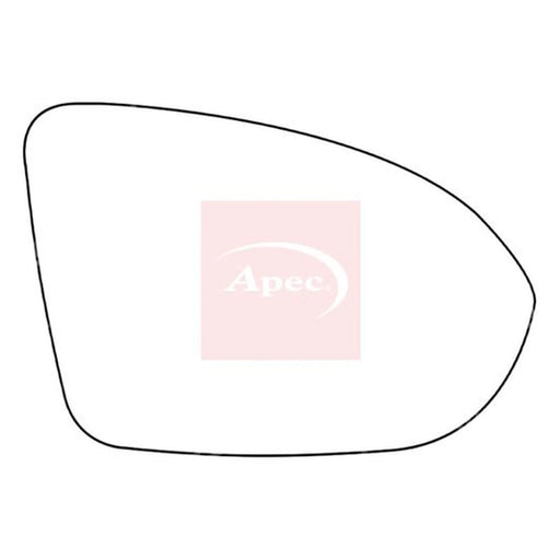 Apec Exterior Wing Mirror Glass Right AMS2754