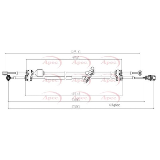 Apec Manual Transmission Cable Pull CAB7026