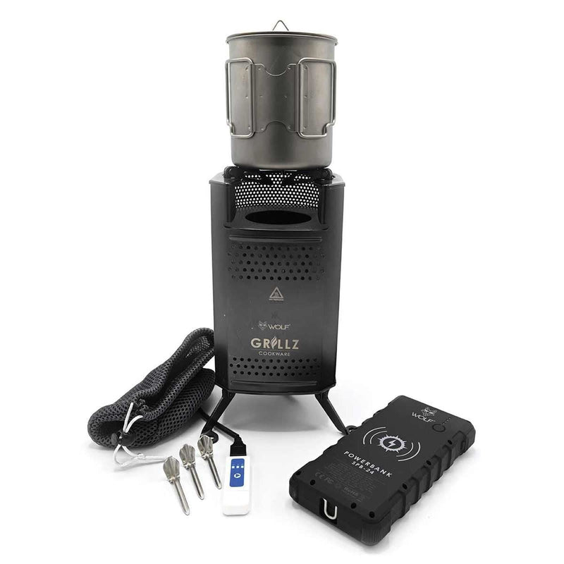 Wolf Outdoors Grillz Biomaster Stove with EVA Storage Case Wolf Outdoors - Dynamic Drive