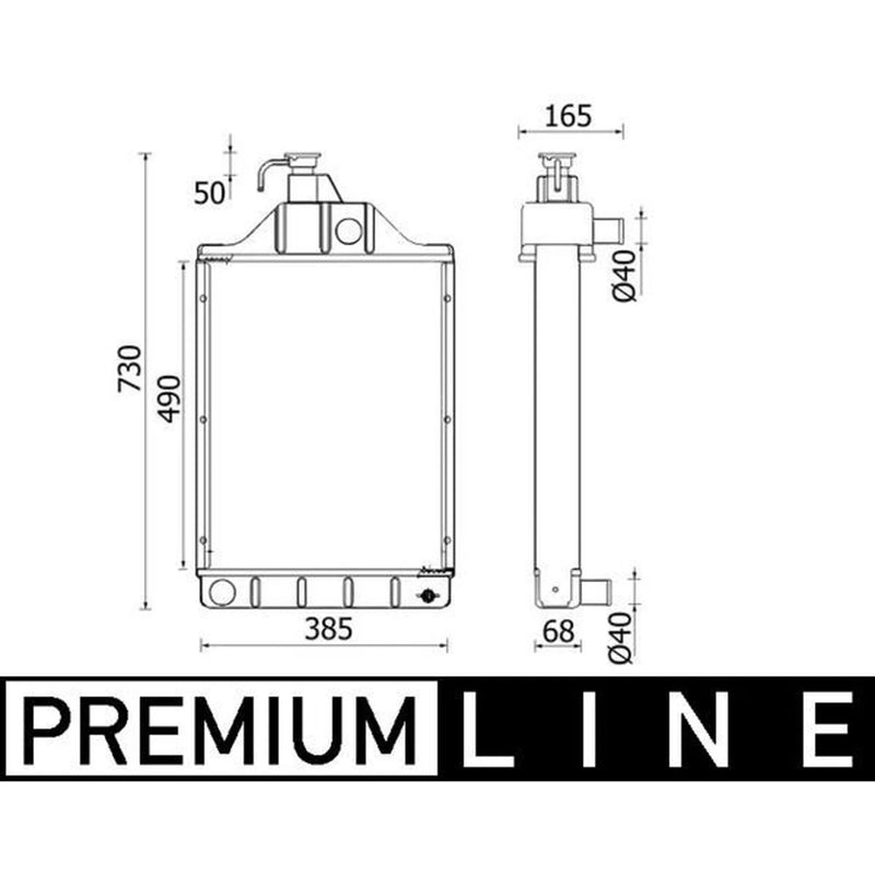 Mahle Engine Radiator