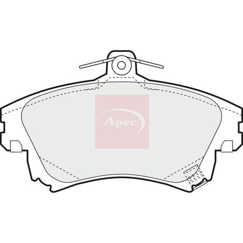 Apec Front Brake Pad Set PAD1084
