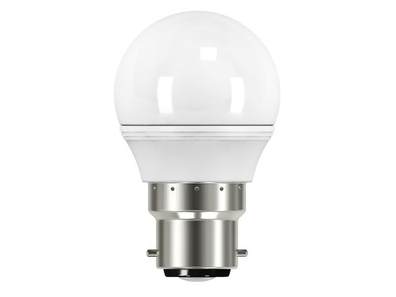 Energizer® LED BC (B22) Opal Golf Non-Dimmable Bulb, Warm White 470 lm 5.2W Energizer® - Dynamic Drive