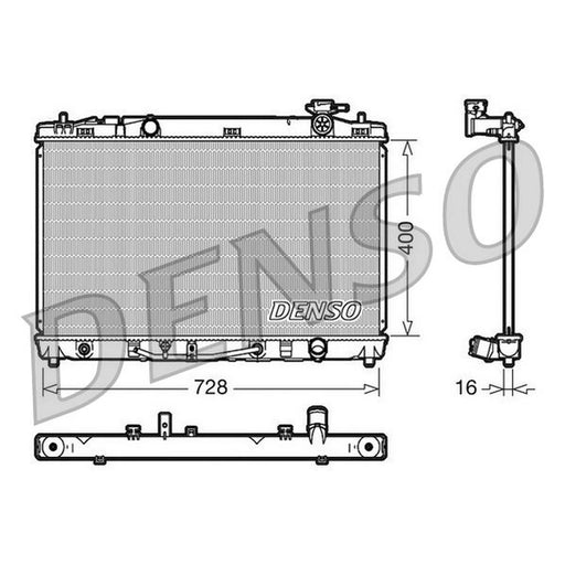 Denso Engine Radiator fits Toyota Camry 2006-2011 2.4