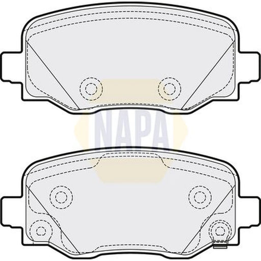 NAPA Rear Brake Pad Set NBP1779