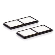 MANN-FILTER Cabin Air Filter (Pollen Filter) below the middle conso fits Mazda 2