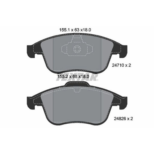 Textar Front Brake Pad Set 2471001