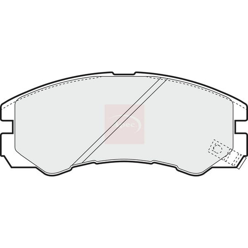 Apec Front Brake Pad Set fits Isuzu Mu 1993-1998 3.1