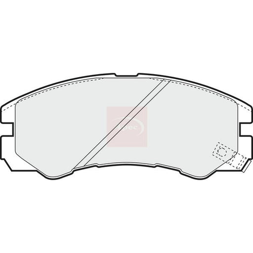 Apec Front Brake Pad Set fits Isuzu Mu 1993-1998 3.1