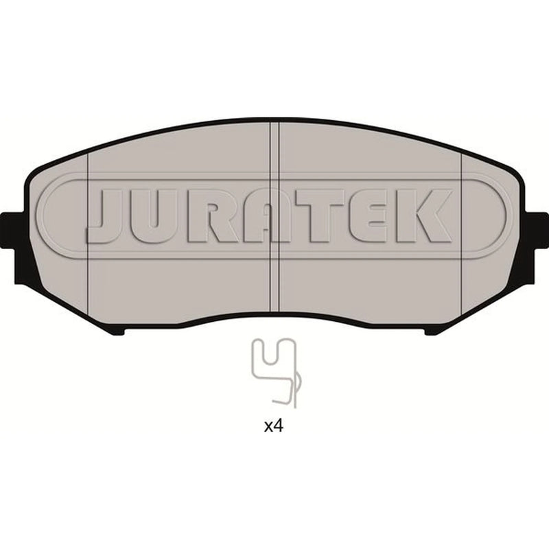 Juratek Front Brake Pad Set fits Suzuki Grand Vitara I 2001-2003 2.7