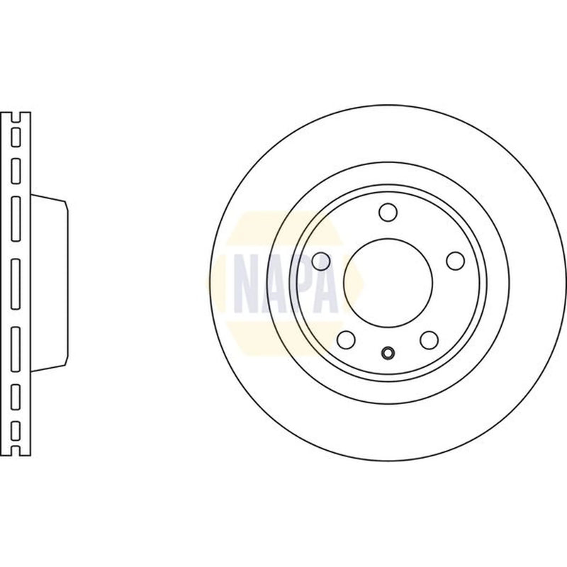 NAPA Front Vented & Rear Vented Brake Discs & Pads fits Audi Q5 2012-2017 3.0