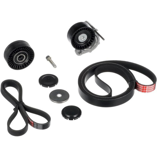 Gates V-Ribbed Belt Set fits BMW 1 2004-2011
