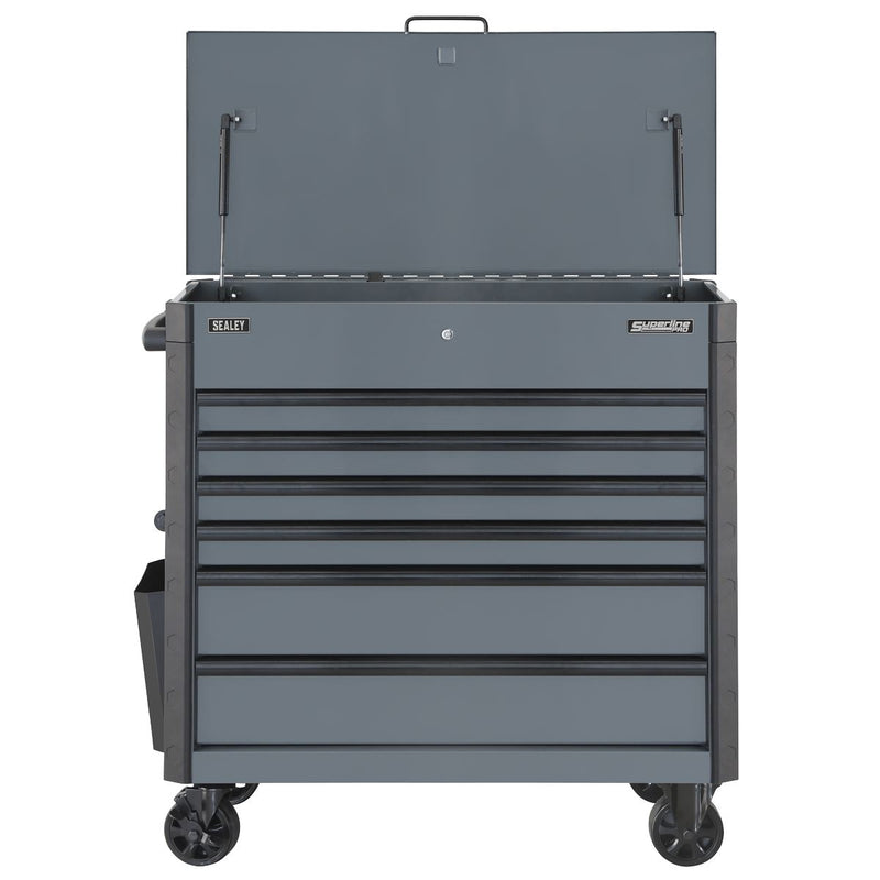 Superline Pro Tool Trolley 6 Drawer - Grey AP366G Superline Pro - Dynamic Drive