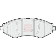 Apec Front Brake Pad Set fits Chevrolet Aveo / Kalos 2005-2013 1.4