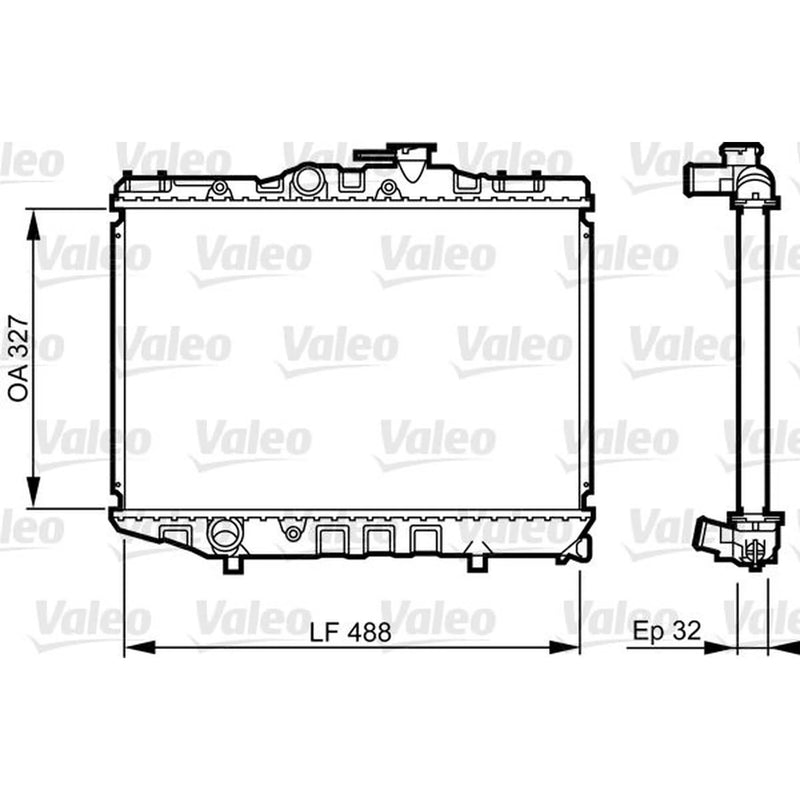 Valeo Engine Radiator 731122