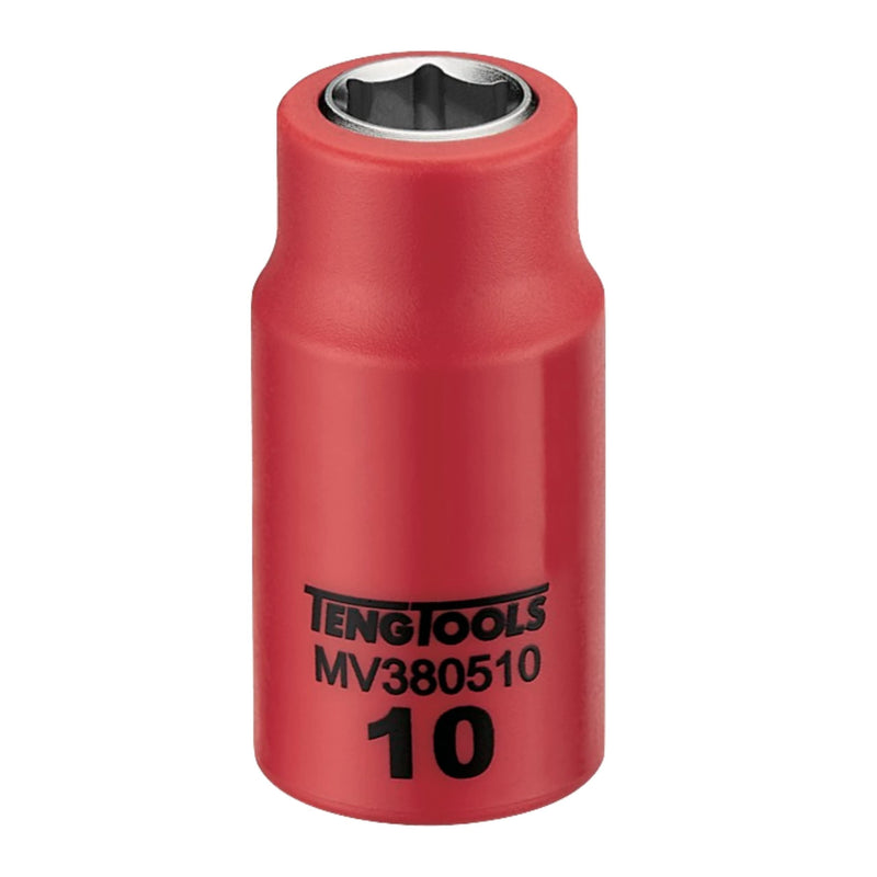 Teng Tools 3/8" Insulated Socket 10mm Teng Tools - Dynamic Drive