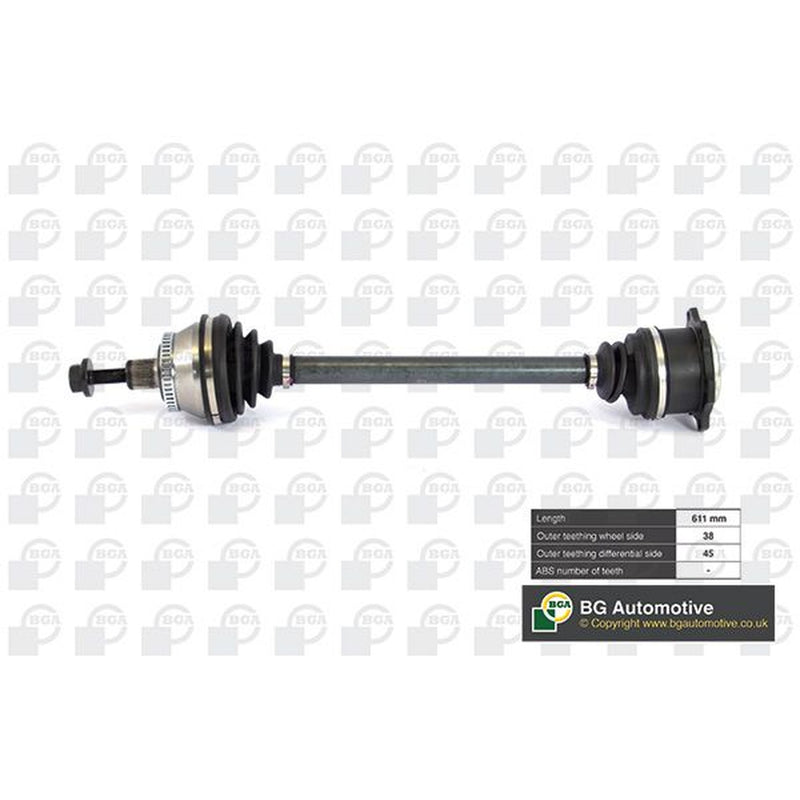 BGA CV Drive Shaft Driveshaft Front Left fits Audi A4 B5 1995-2001
