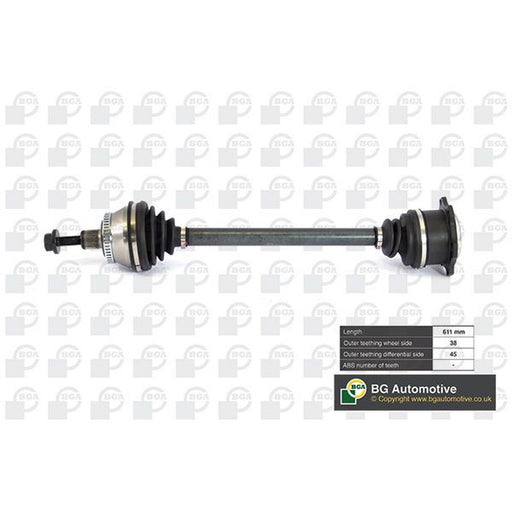 BGA CV Drive Shaft Driveshaft Front Left fits Audi A4 B5 1995-2001