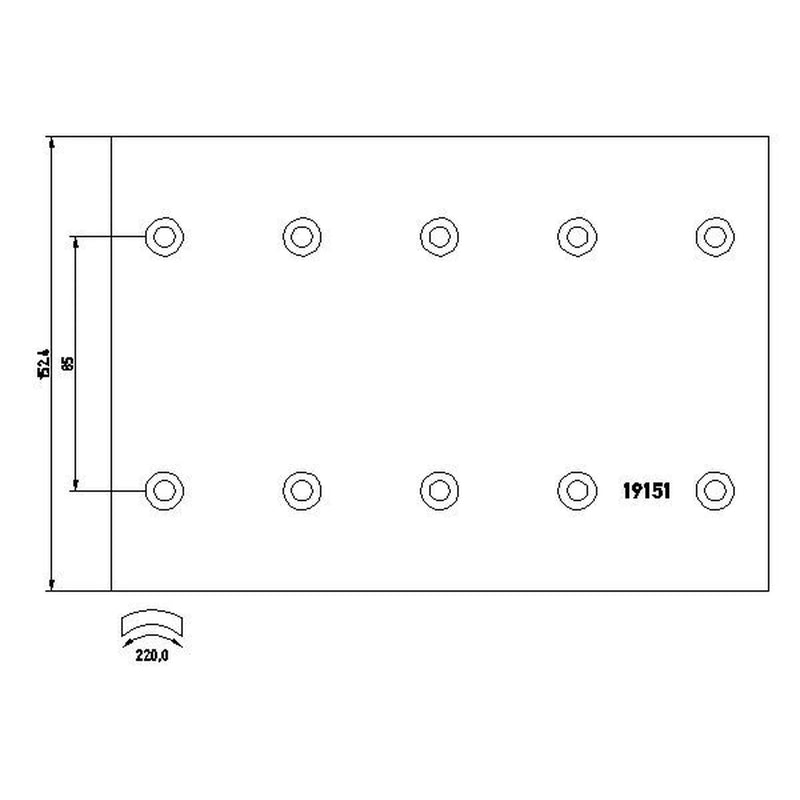 Textar Textar Cv Brake Lining Set 1915002