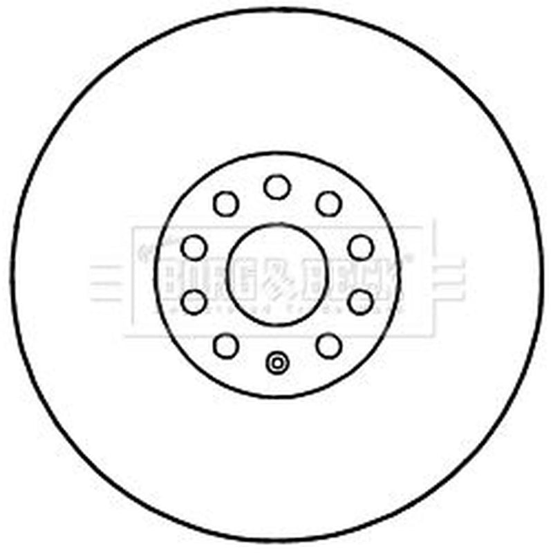 Borg & Beck Front & Rear Brake Discs & Pads fits VW Tiguan 2016-2024 2.0