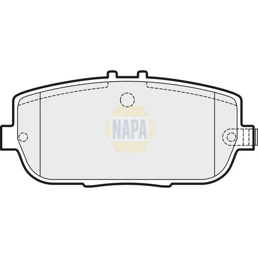 NAPA Rear Brake Pad Set NBP1581