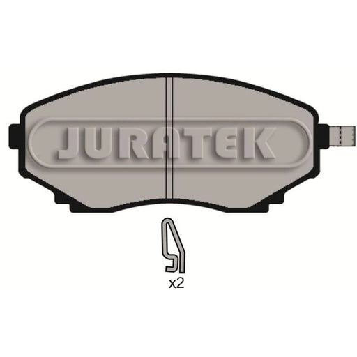 Juratek Front Brake Pad Set fits Mazda MPV 1999-2006 2.0 2.3