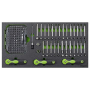 Siegen Siegen Specialised Bit Set & Folding Hex Keys with Tool Tray 170pc S01275 Siegen - Dynamic Drive