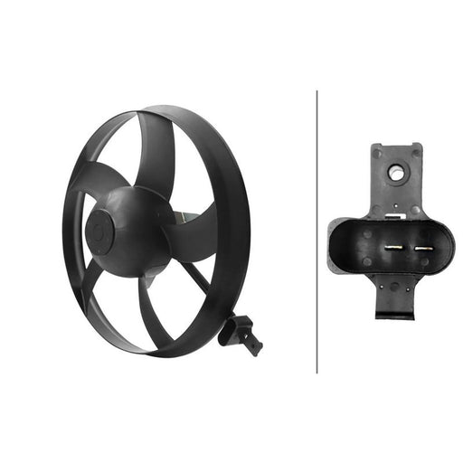Hella Engine Cooling Fan Right fits Seat Cordoba 2002-2009 1.2 1.4 1.6 1.9
