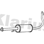 Klarius Box With Centre Pipe Centre fits Honda Hr-V 1999-2005 1.6