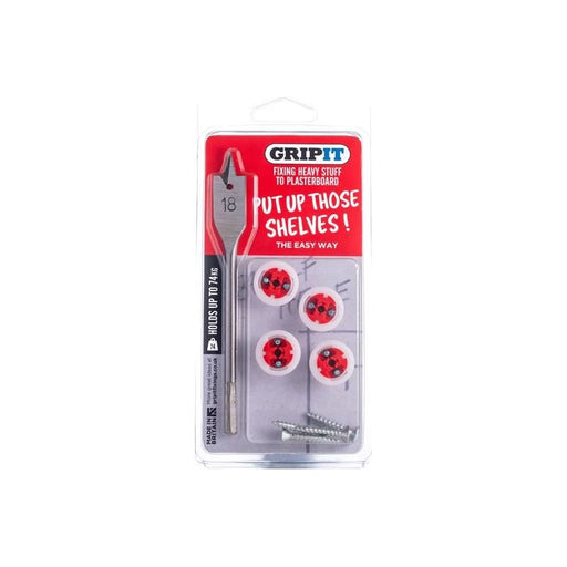 Gripit Shelf Kit Clam Pack Gripit - Dynamic Drive